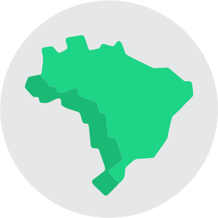 Atendimento em todo Brasil